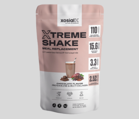 Chocolate EXTREME SHAKE w/Sensoril® Ashwagandha PROTEIN & MULTI-COLLAGEN Limited Quantity - 1 per order. (15 servings, 2 scoops per serving)